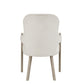 Gwendolyn - Upholstered Arm Chair (Set of 2) - Cerused Taupe