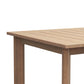Wesley - Patio Dining Table With Self Storing Leaf - Light Brown