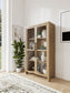 Davie - Display Cabinet - Light Brown