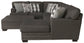 Crawford - Sectional With Cocktail Ottoman
