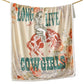 Campfire - Long Live Cowgirls Campfire Sherpa Throw - Multi Color