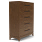 Calhoun - 5-Drawer Chest - Whiskey Oak