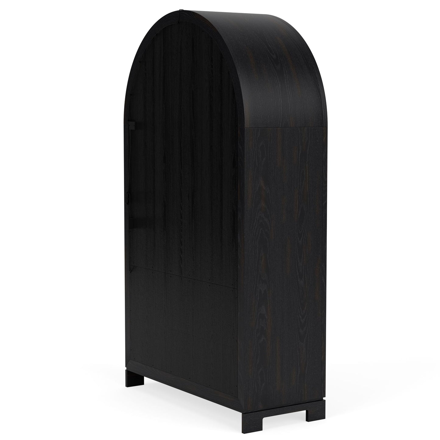 Calhoun - Display Cabinet - Whiskey / Ebony Whiskey Oak
