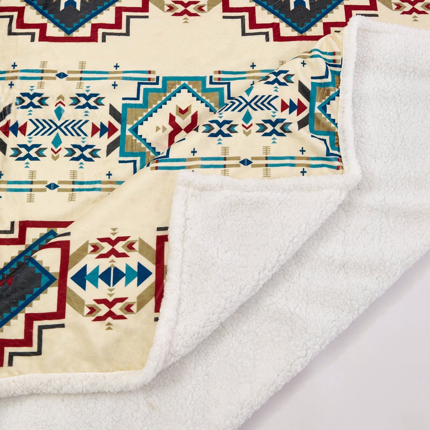 Campfire - Spirit Valley Campfire Sherpa Throw - Multi Color