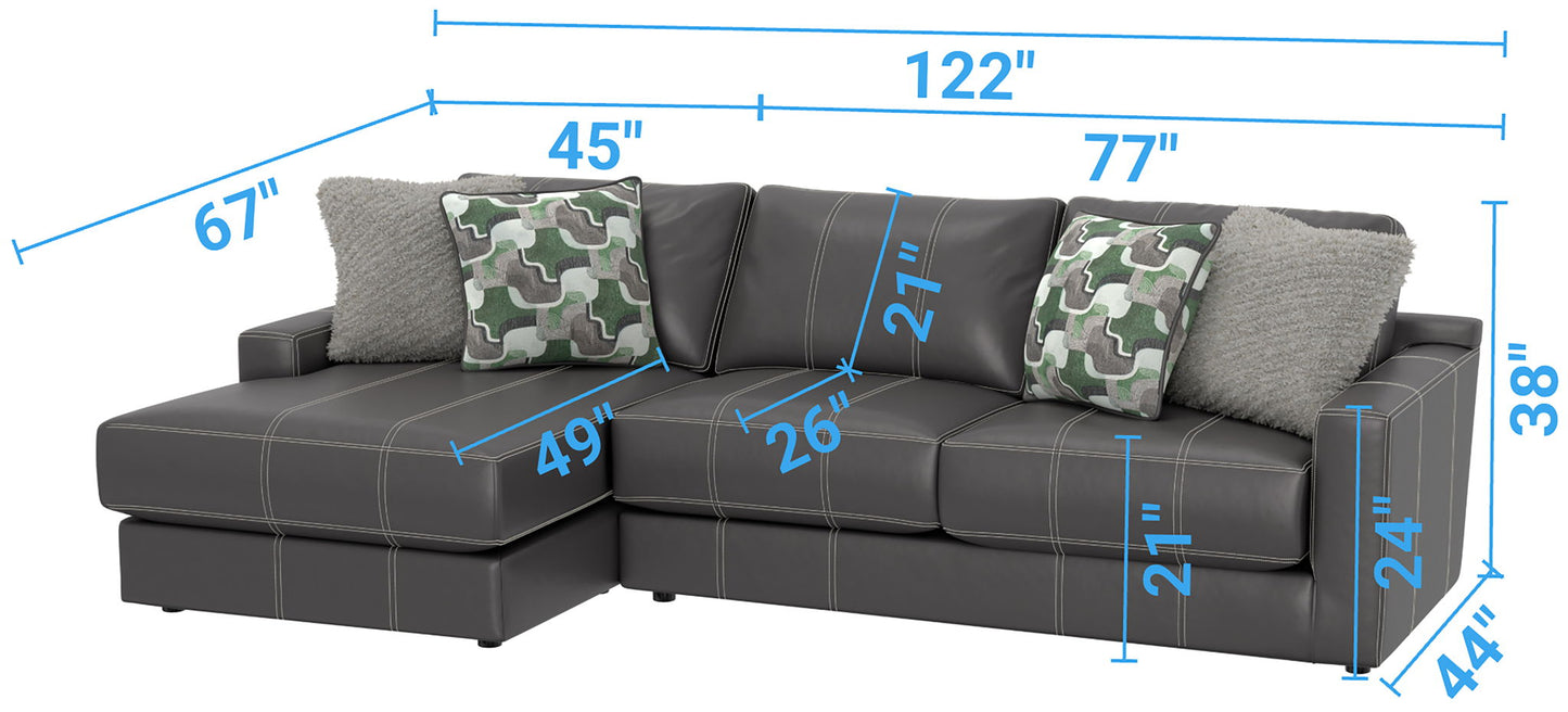 Minori - Italian Leather Sectional