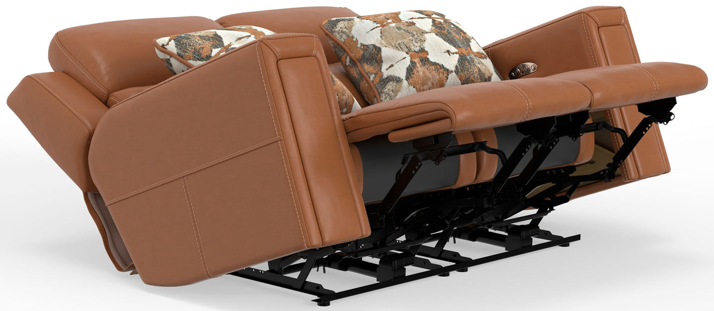 Arezzo - Power Headrest Power Reclining Loveseat With Zero Gravity/Extended Ottoman
