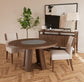 Delia - Round Dining Table - Nouveau Walnut