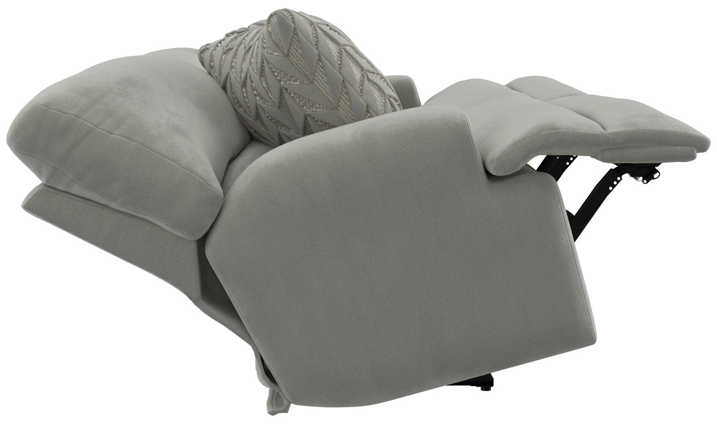 Renaldo - Power Sofa With Zero Gravity Recline - Stone