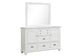 Jamestown - Landscape Mirror - White
