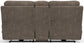 Joya - Power Headrest Power Lay Flat Reclining Console Loveseat With CR3 Heat/Massage/Lumbar/ZG
