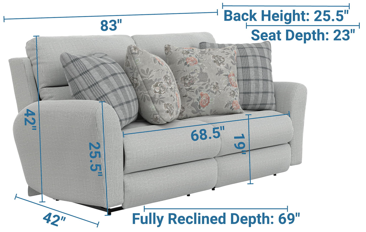 Chappy - Lay Flat Reclining Sofa