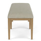 Davie - Dining Bench - Light Brown