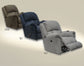 Blarney - Power Wall Hugger Recliner With Heat & Massage - Navy