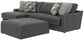 Minori - Italian Leather Sofa / Chaise And Cocktail Ottoman