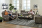 Tranquility - Power Headrest Power Lay Flat Reclining Cons Loveseat With CR3 Heat / Massage / Lumbar - Pewter