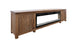 Parota - 93" Electric Fireplace - Dark Brown