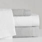 Stonewashed Cotton Waffle Weave - Full/Queen Coverlet Set (Set of 3) - Blush