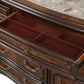 Bella Notte - Dresser Mirror - Mahogany Brown