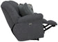 Trifecta - Sofa With 3 Recliners and Drop Down Table