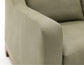 Natural Teca - Sofa - Olive Green