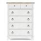 Maddox - 5 Drawer Chest - White