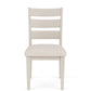 Glenndale - Wood Back Upholstered Side Chair (Set of 2) - Aged White