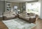 McMahon - Gliding Loveseat - Bark