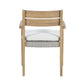 Arden - Wood And Wicker Patio Dining Chair (Set of 2) - Natural / Brown