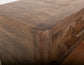 Praga - 6-Drawer Dresser - Almond / Barrel Brown
