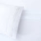 Border Embroidery - Twin Sheet Set (Set of 3) - White