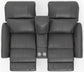 Fredda - Power Recliner Console Loveseat