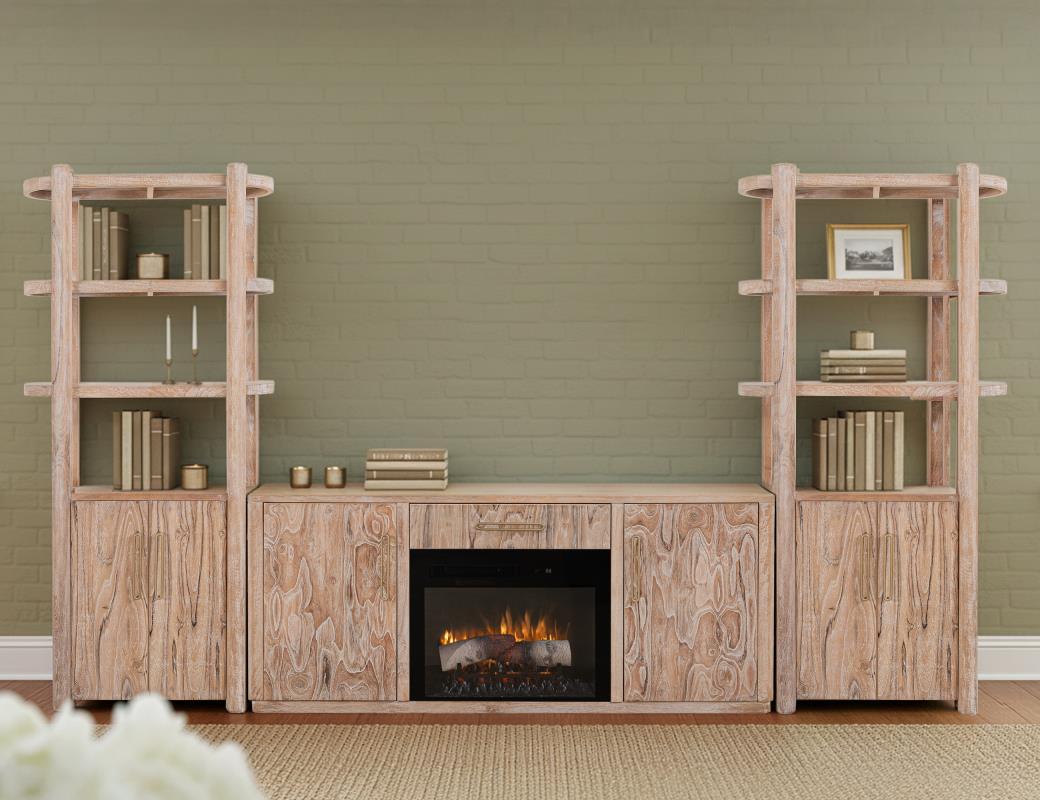 Balam - Wall Unit With Electric Fireplace Insert