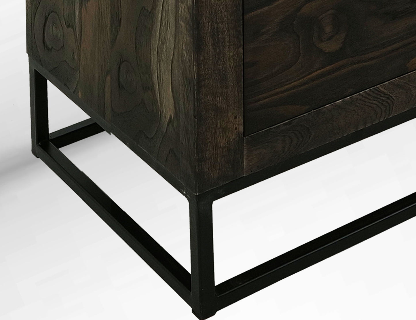 Teak - Nightstand - Oil Black