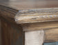 Antique - Glass Console 6 Glass Doors - Multicolor