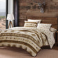 Dakota - King Reversible Quilt Set (Set of 3) - Tan