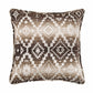Chalet - Aztec Euro Sham - White / Brown