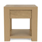 Davie - Chairside Table - Light Brown