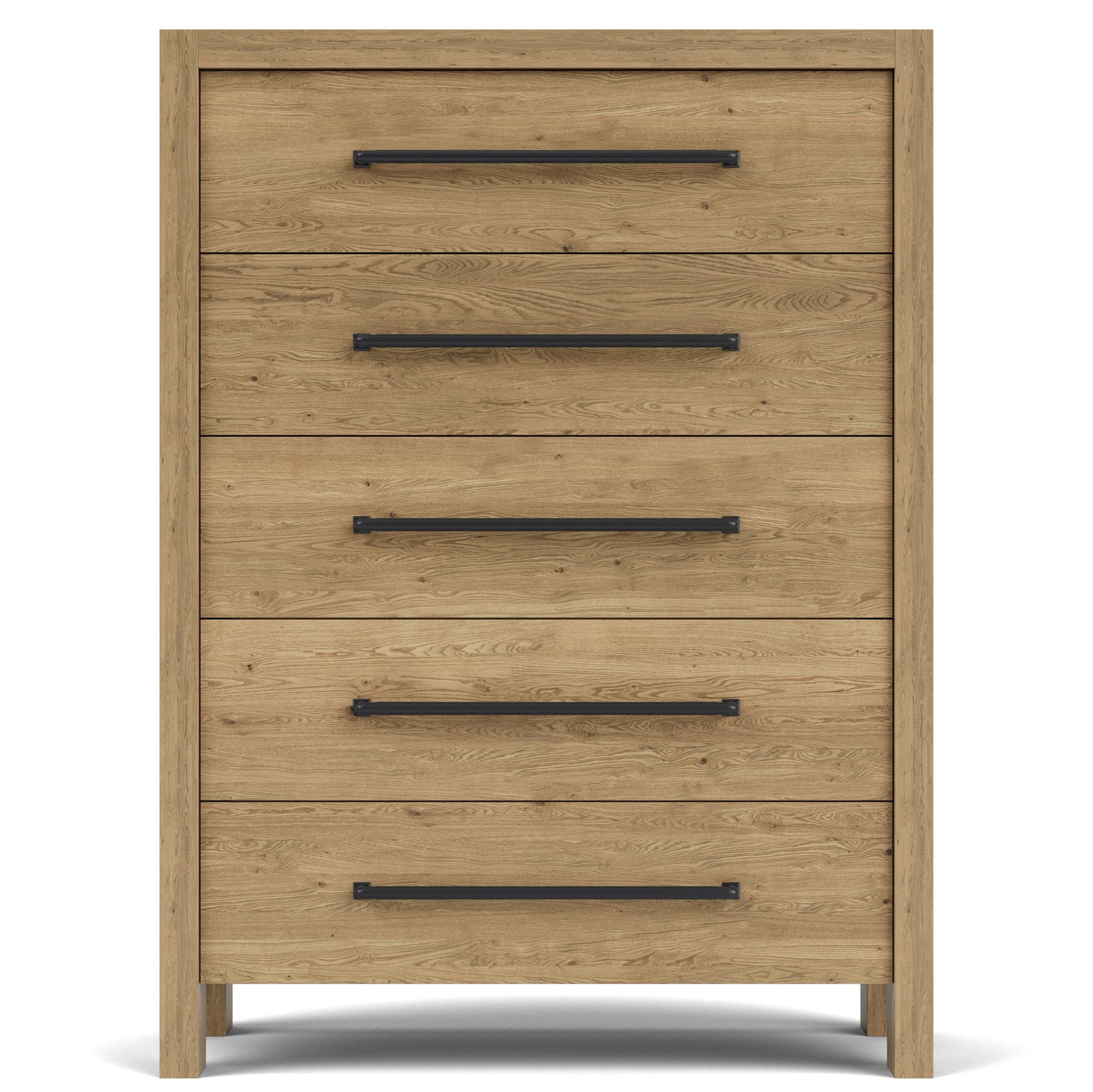 Davie - 5 Drawer Chest - Light Brown
