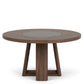 Delia - Round Dining Table - Nouveau Walnut