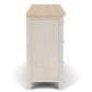 Glenndale - Six Drawer Dresser - Aged White / Wheat