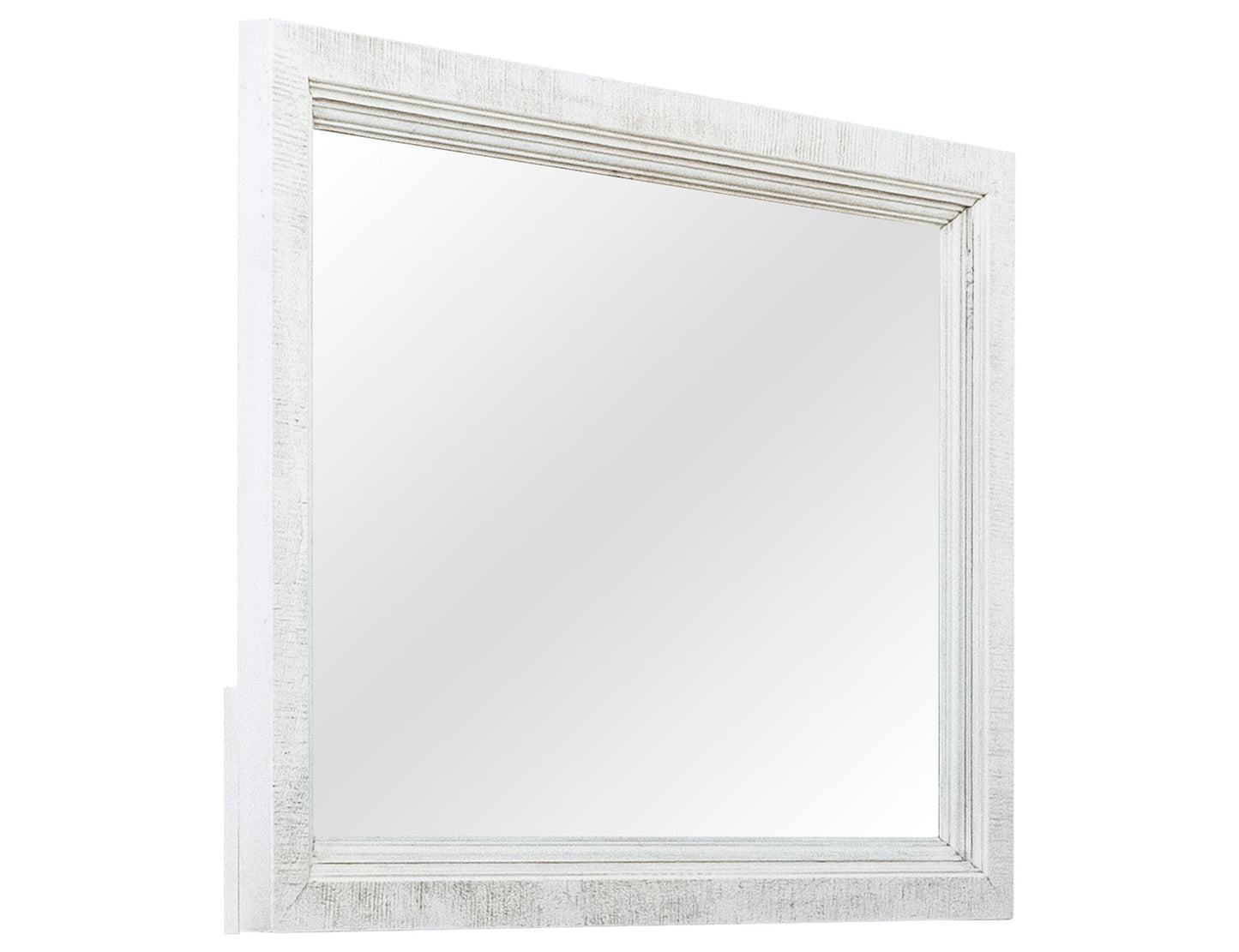 Stoa - Mirror - White / Brown
