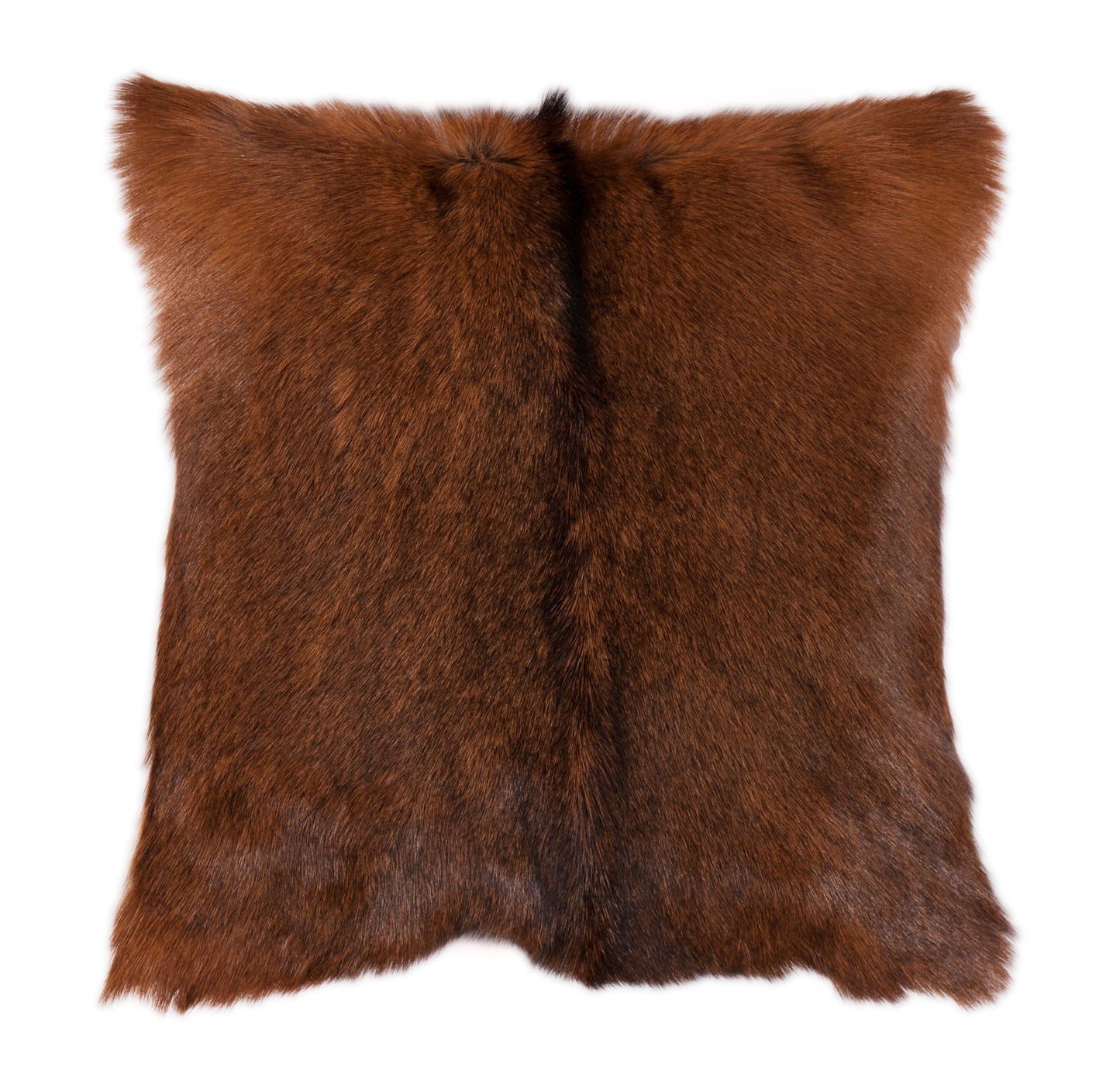 Axis - Design Hide Throw Pillow - Brown