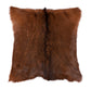 Axis - Design Hide Throw Pillow - Brown
