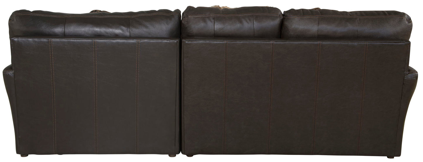 Denali - Italian Leather Match Sectional