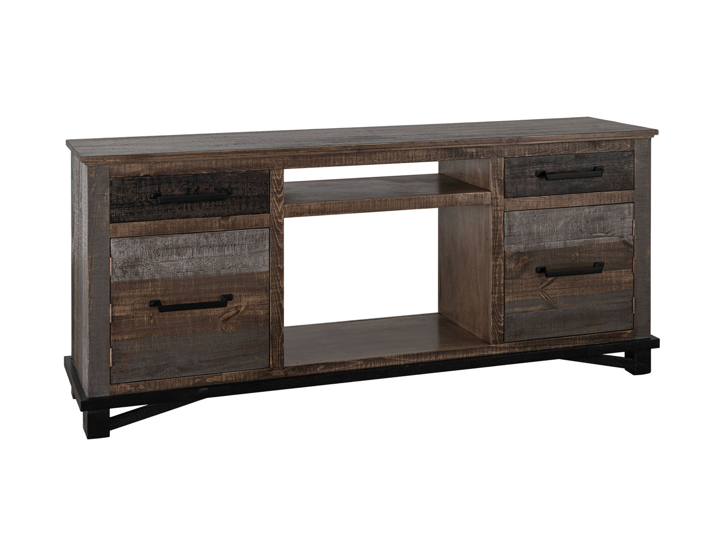 Loft - 70" Fireplace - Dark Gray