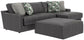 Minori - Italian Leather Sofa / Chaise And Cocktail Ottoman