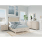 Laguna - 3 Drawer Nightstand - Beige