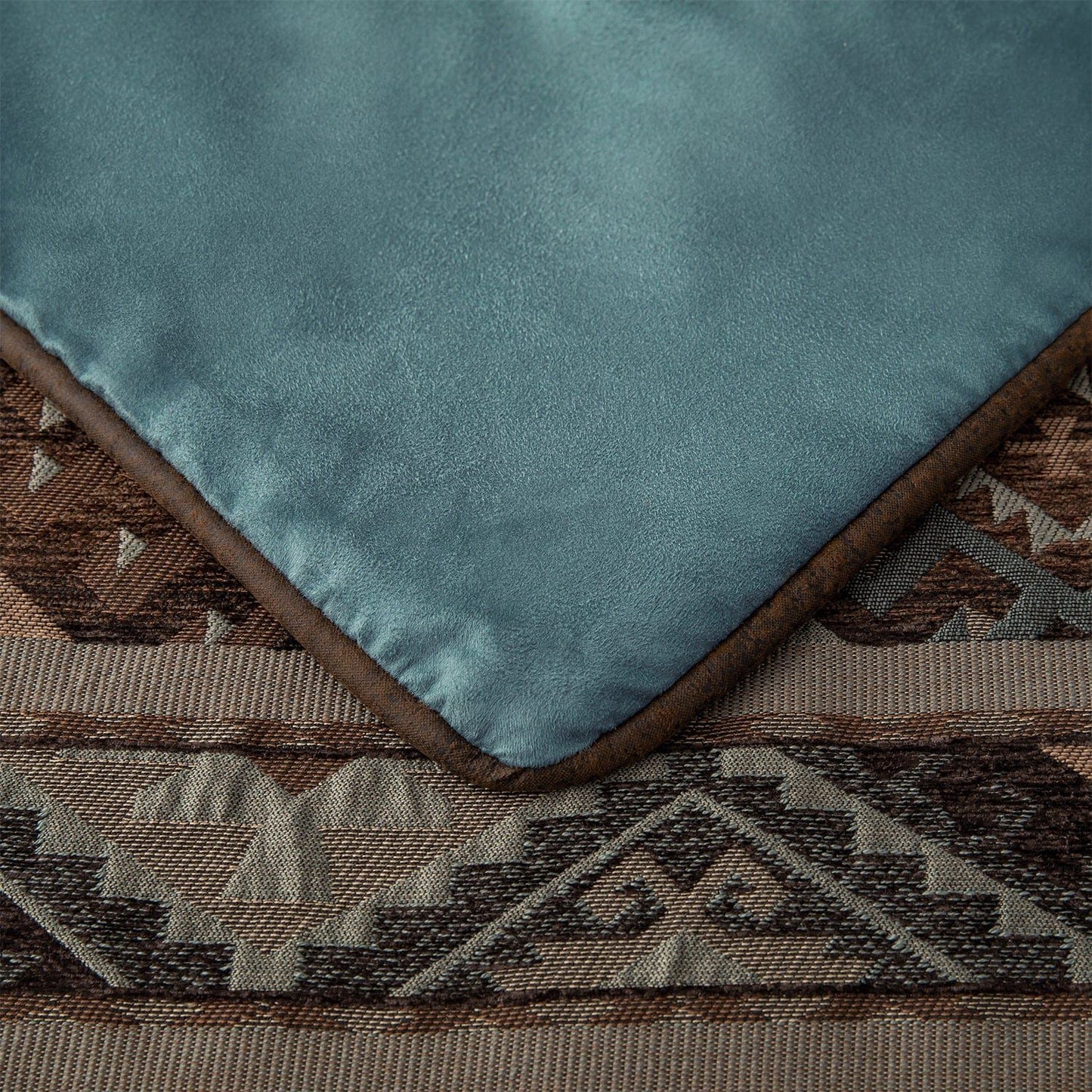 Rio Grande - King Duvet Cover Set (Set of 7) - Brown