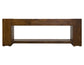 Natural Teca - Console 94" Electric Fireplace Compatible - Brown
