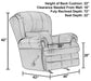 Roberto - Leather Rocker Recliner - Cocoa